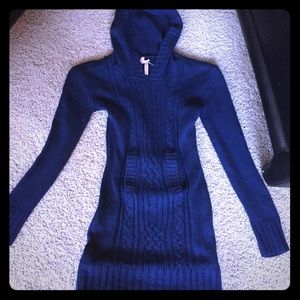 Derek Heart hoodie sweater dress or top blue ☃🌟💥