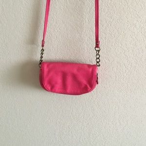 Bright Pink Crossbody Purse