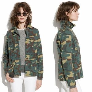 Madewell Outbound Jacket in Camo