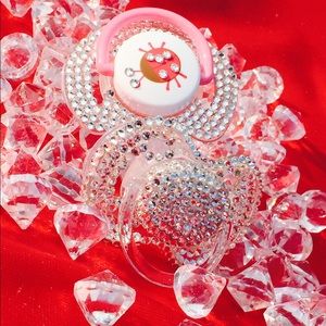 Swarovski crystal pacifiers