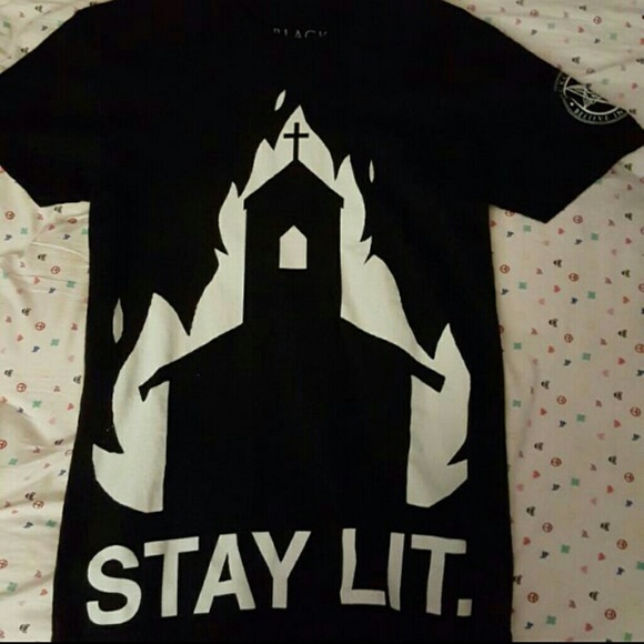 Stay Lit Blackcraft Tee