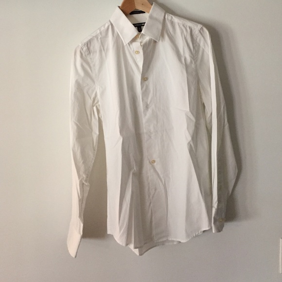 Express Modern Fit collared button up shirt