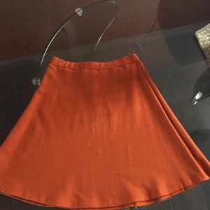 Orange skirt
