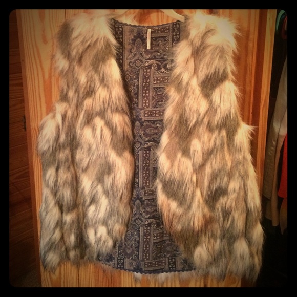 Free People Faux Fur Vest