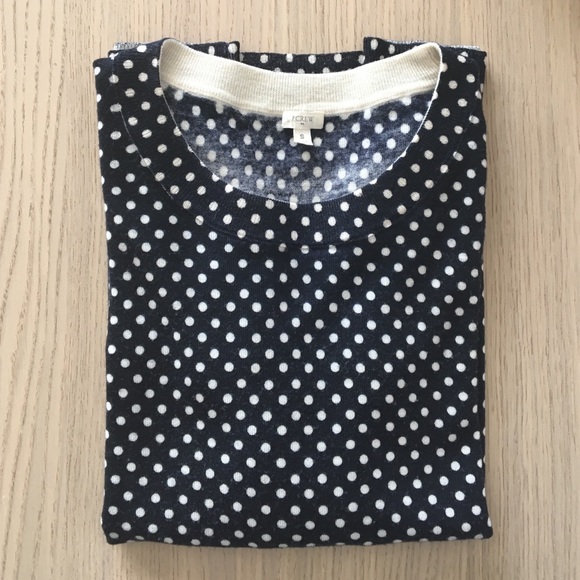 J. Crew Polka Dot Sweater - Picture 3 of 4