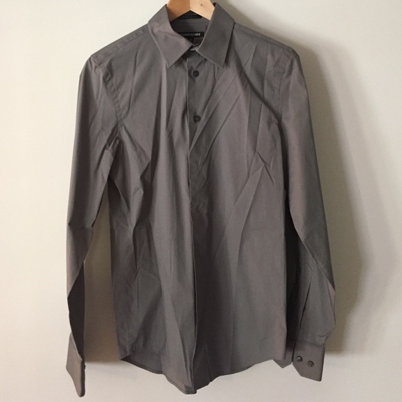 Express Modern Fit Collared Button Up shirt