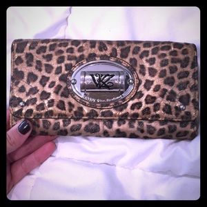 Kathy leopard Wallet