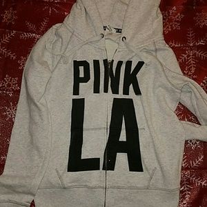 Gray Vicotria Secret Pink Hoodie