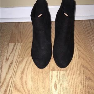 H&M suede heeled booties. Size 7.5