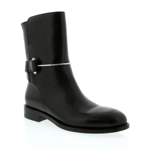 Balenciaga Black Short Leather Boots