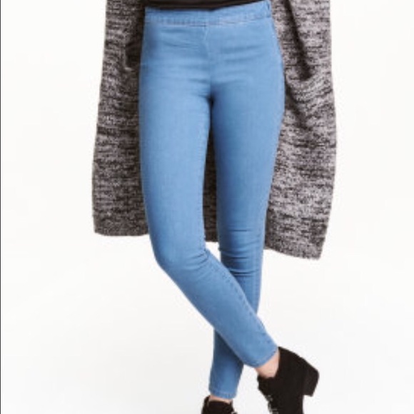 High Waisted Denim Skinnies