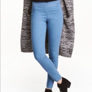 High Waisted Denim Skinnies