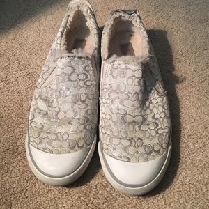 Coach slip on sneakers
