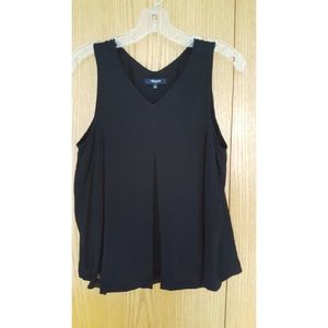 Madewell Black Paneled Top