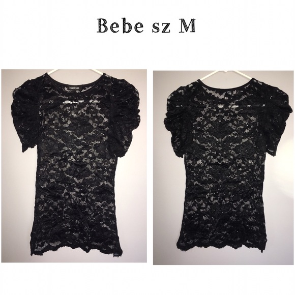 Black lace top