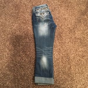 Miss me Capri/straight jeans