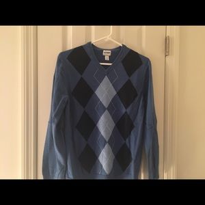Men's Medium argyle sweater from Old navy