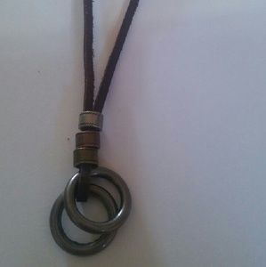 Rawhide necklace