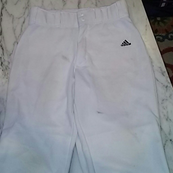 Adidas climalite white baseball pants