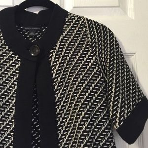 BANANA REPUBLIC | black white cardigan ❤️