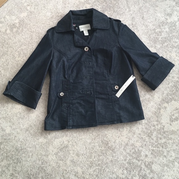 Denim 3/4 sleeve jacket WHBM