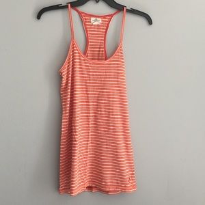 Racerback striped Tank