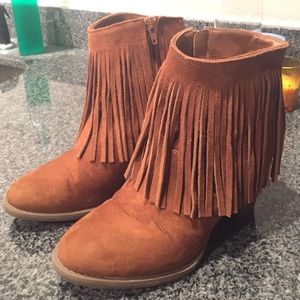 Mossimo Fringe Booties