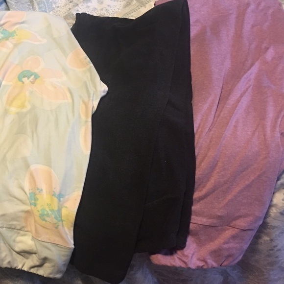 Black Distressed LuLaRoe Leggings TC