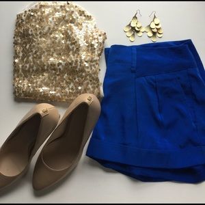 Express Royal Blue Shorts