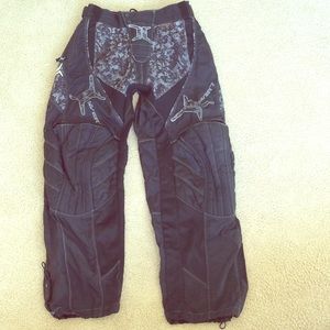 Invert brand black and gray paintball pants