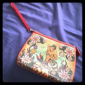 Isabella Fiore clutch handbag.