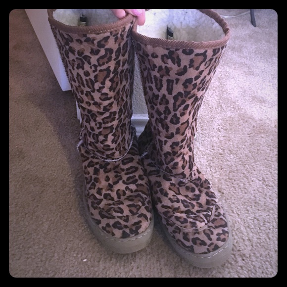 Cheetah booties