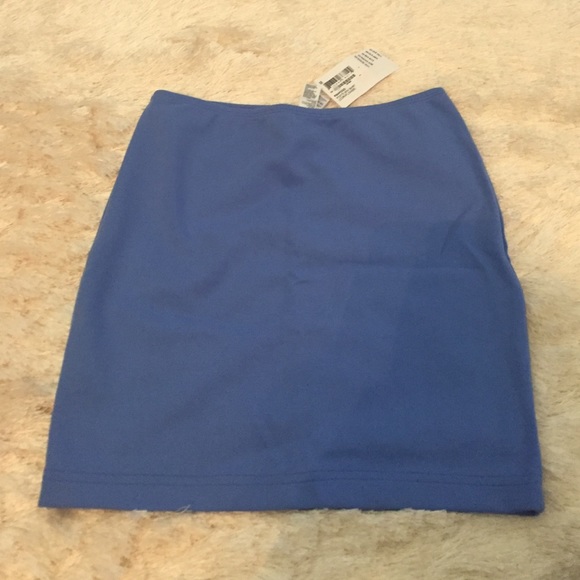 Blue American Apparel Ponte Mini Skirt Tight hot