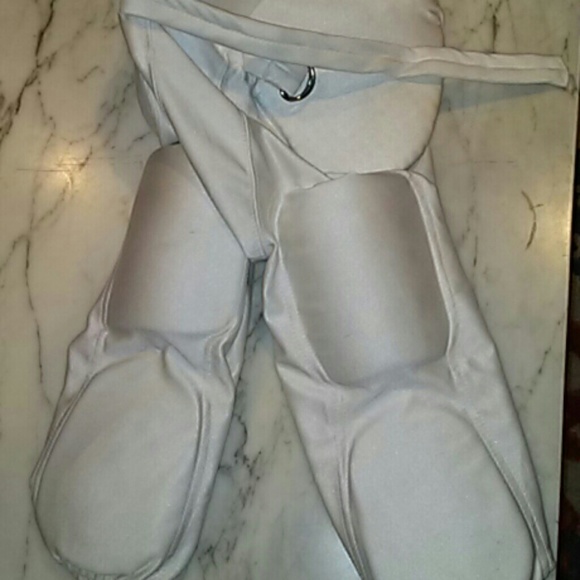Kids white football padding