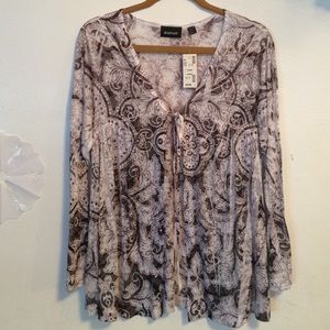 Avenue tie up throw over