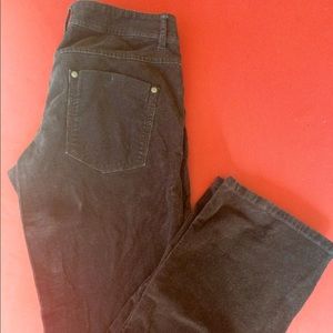 PRANA black corduroy pants 6