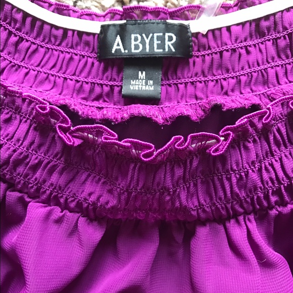 "Raspberry/Purple 3/4 sleeve top