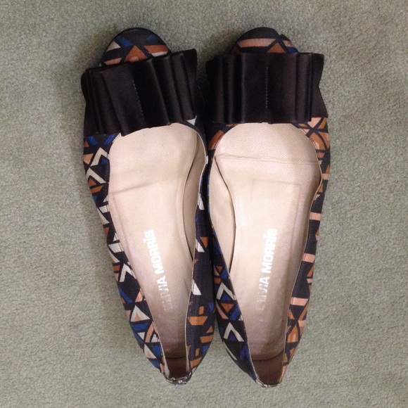 Olivia Morris Shoes - Olivia Morris silk flats with bow
