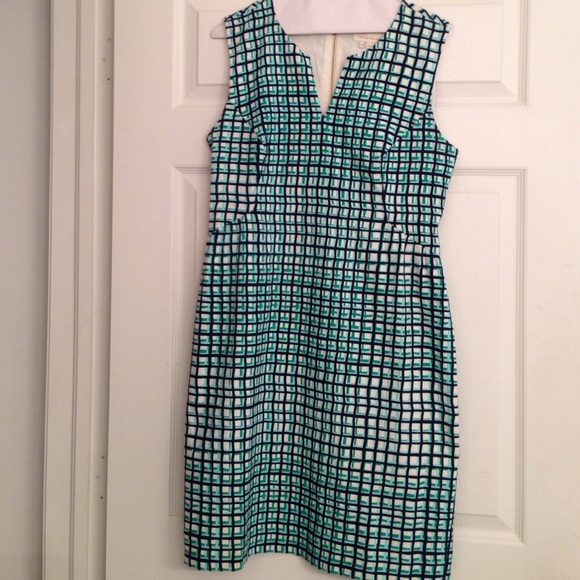 kate spade Dresses & Skirts - KATE SPADE GRID PATTERNED SHEATH DRESS