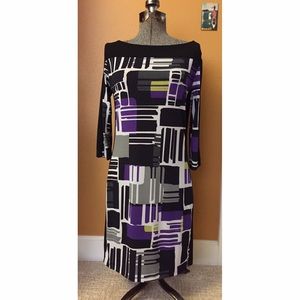 NWT Banana Republic Abstract Shift Dress Sz S