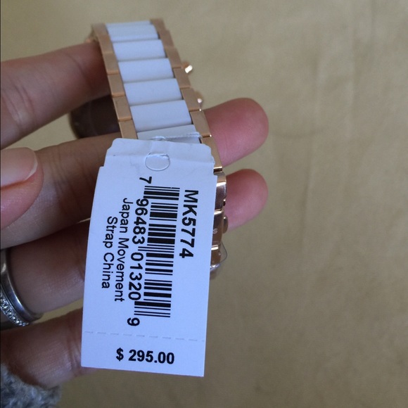 $300 NWT MICHAEL KORS PARKER CHRONO WATCH MK5774