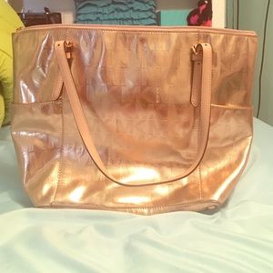 Rose Gold Michael Kors Purse