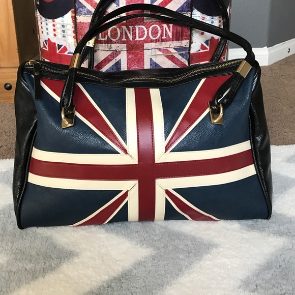 Handbags - London flag bag