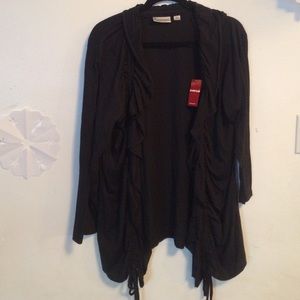 Avenue black throw over