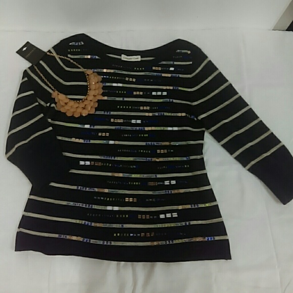 Coldwater Creek Blue Sweater Sz. XS (4/6) - Picture 1 of 3