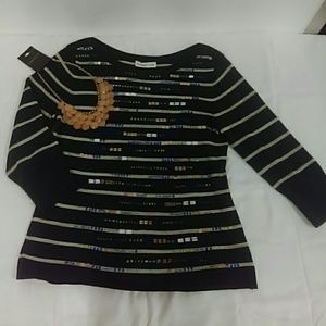 Coldwater Creek Blue Sweater Sz. XS (4/6)