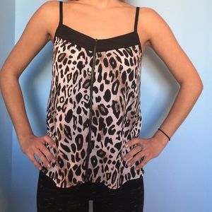 Cheetah Zip up Tank