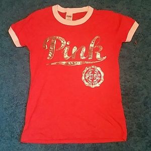 Adorable Sequin Oversized Tee From PINK!