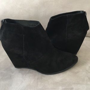 Black Suede ankle boots