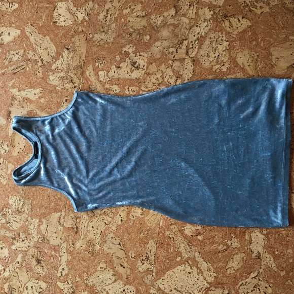 Forever 21 Dresses & Skirts - Velvet blue dress